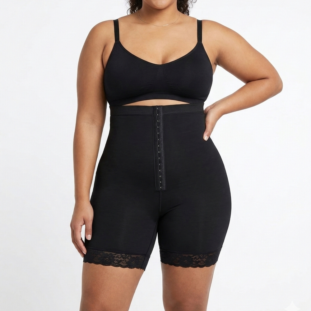 Unbranded Shapewear Girdle Corset Closure Lace Satin Stretch 6XL